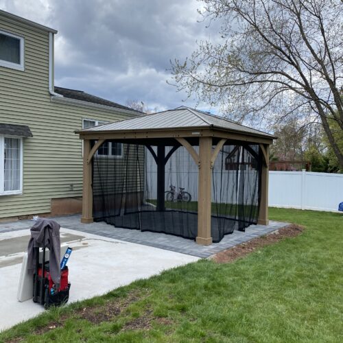 Professional services for gazebo assembly and installation provided