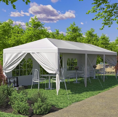 The best overall outdoor soft-top gazebo: Greesum Outdoor Canopy Tent