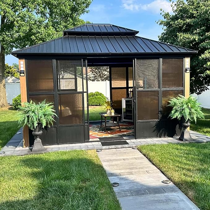 Gazebo 1 Hardtop Gazebo Double Top