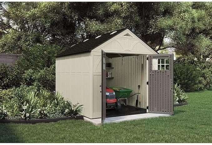 Suncast 8' x 10' Heavy-Duty Resin Tremont Storage Shed